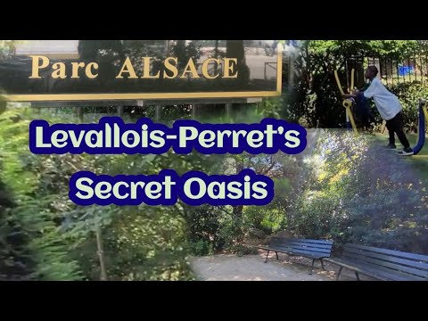 Hidden Paris Escape 🌿 Discovering Parc d'Alsace in Levallois-Perret
