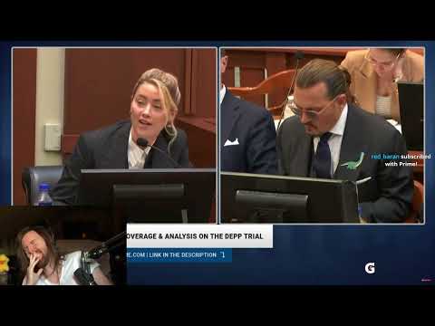 Amber Heard Cross continues and Friends Testify | 2022-05-17 | Asmongold VOD Archive