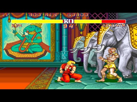 Capcom Arcade Stadium Street Fighter 2 Ken vs Dhalsim