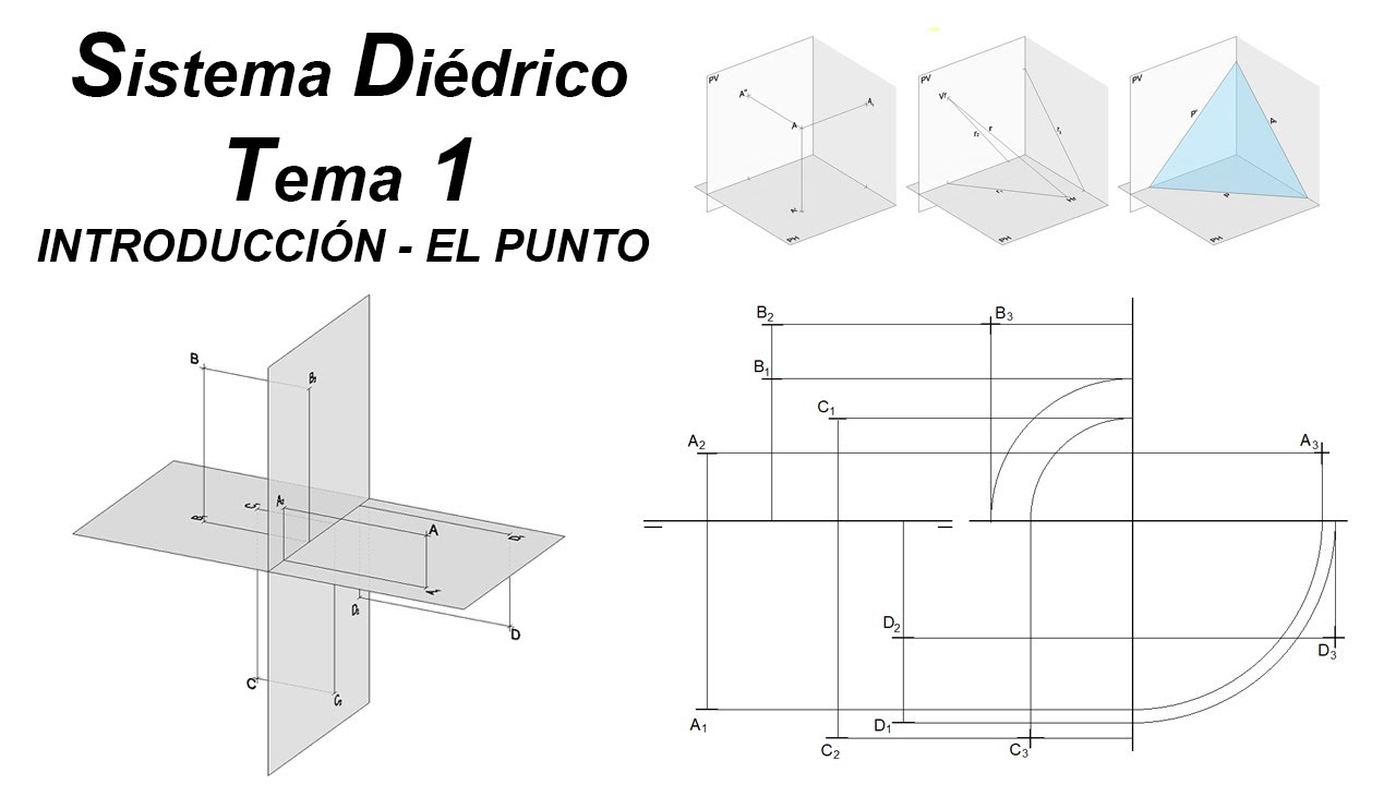 Introduccion a Sistema Diédrico - El Punto - Tema Completo 1