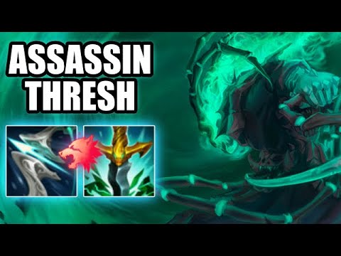 ASSASSIN THRESH MID - AD Thresh Predator Mid Gameplay - League of Legends Off Meta