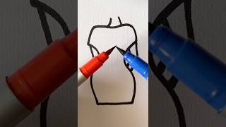 ❤️💙#art #youtubeshorts #kidstv #ytshorts #diy #kidsart #kidsvideo #kids #shorts #youtube #reels #yt