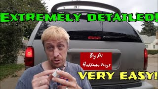 REPLACING A BRAKE/STOP LIGHT SWITCH ON A 2000 DODGE GRAND CARAVAN.