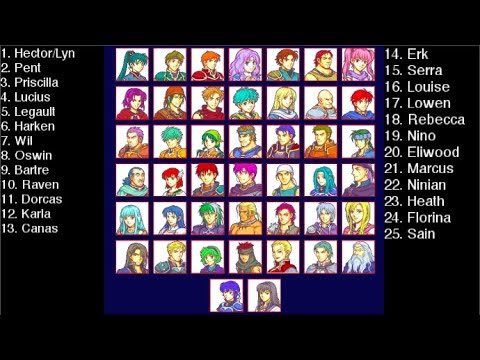 Grillmaster Let's Plays Fire Emblem 7 - Blazing Sword - Drafted/Iron Man/HHM - Episode 1!