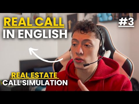 Simulación de una LLAMADA REAL en INGLES #3 | Real Estate Mock Call
