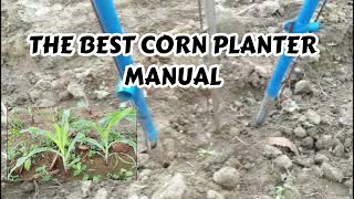 Simple and cheap corn seed planter