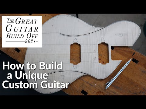 Ep.1 - How to Build a Unique Custom Guitar - The Design. Ben Crowe GGBO Invitational 2021