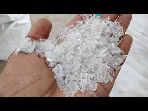 White hot washed pet flakes natural, for industrial, packagi...