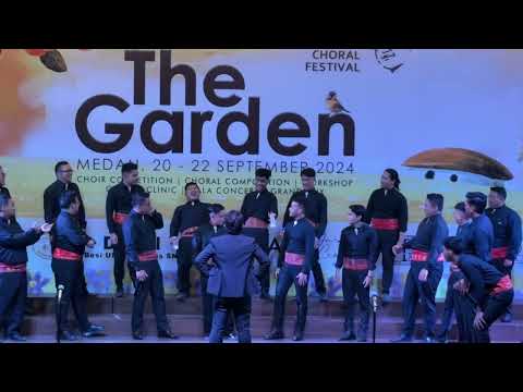 LISOI OLEH DELI MALE SINGERS PADA OPENING CONCERT KEN STEVEN INTERNASIONAL CHOIR FESTIVAL KE 4