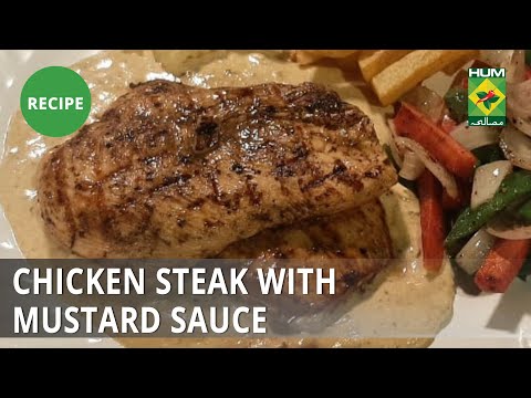 Chicken Steak With Mustard Sauce Recipe | Flame On Hai | Irfan Wasti | Continental Food