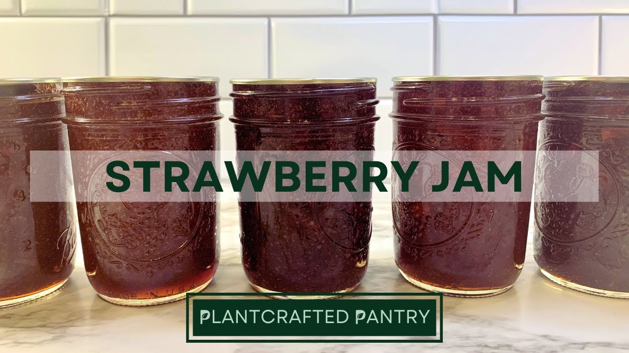 Canning Strawberry Jam in the Nesco Smart Canner | Vegan Canning