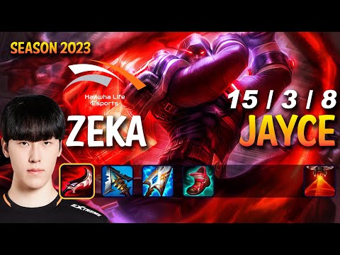 HLE Zeka JAYCE vs RENEKTON Mid - Patch 13.15 KR Ranked