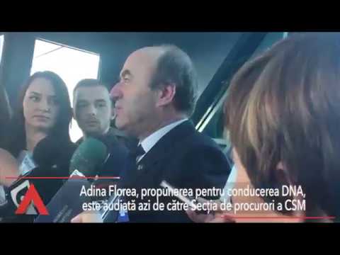 Stiri Mediafax 27 Septembrie - Adina Florea, propusă la șefia DNA, audiată de CSM