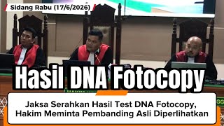 Download lagu Jaksa Serahkan Hasil Test DNA Fotocopy, Hakim Minta Pembanding Asli Diperlihatkan mp3