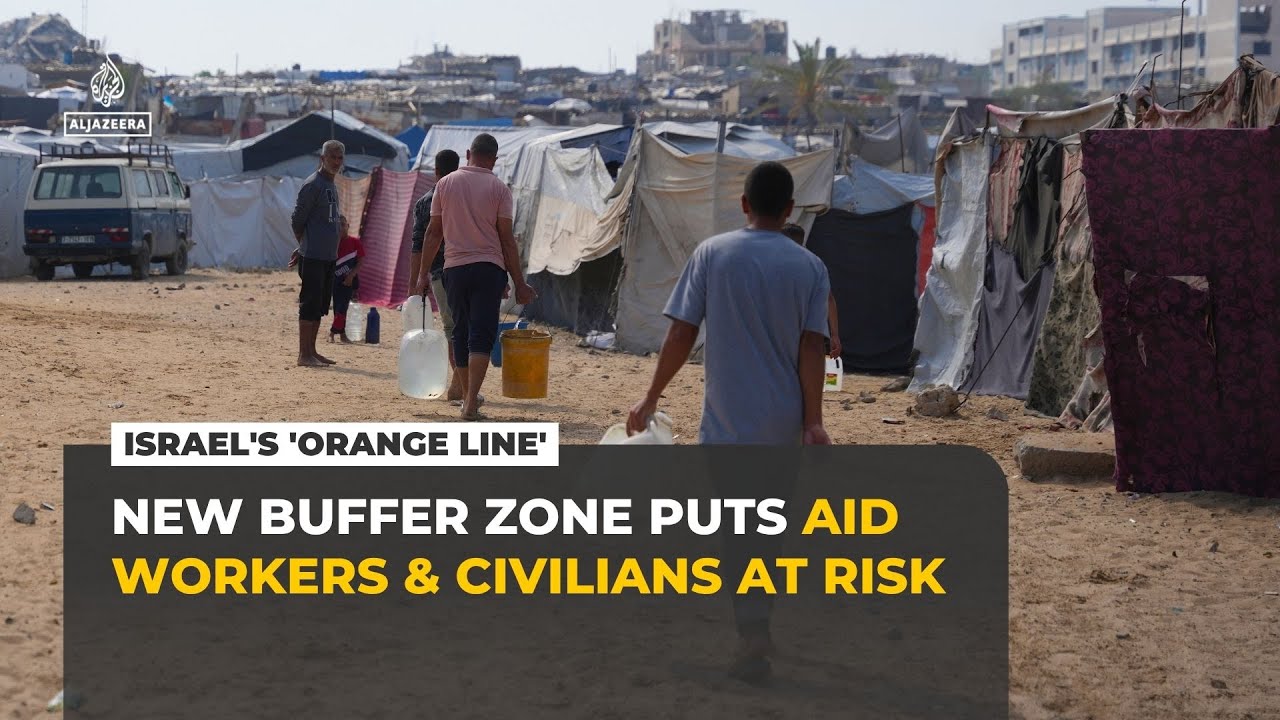 Israel’s ‘orange line’ in Gaza tightens movement and aid access