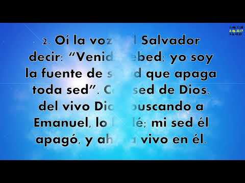 Himno 308 Oí la voz del Salvador