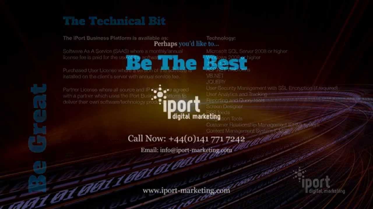 The iPort Business Platform - An Introduction