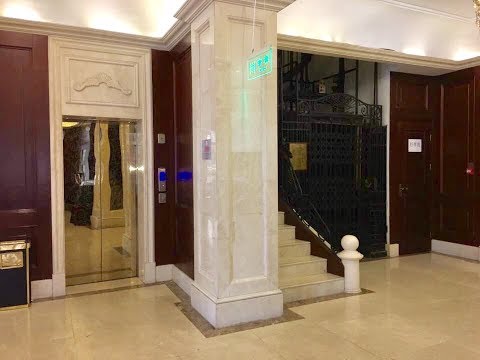 Otis Gen2 MRL Traction Elevator ft. an AMAZING 1928 gated Otis at First Hotel in Tianjin, China