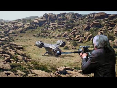 Han Solo destroys Razor Crest