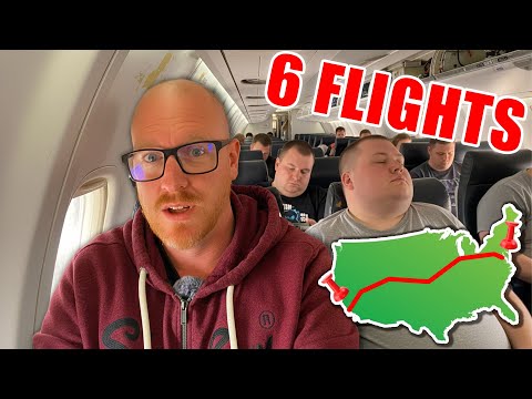 Coast to Coast on America's MOST HATED Plane: 48 HOURS of CRJ200 HELL.