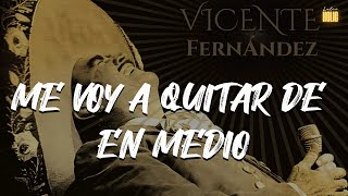 Vicente Fernández - Me Voy a Quitar de en Medio (Letra)