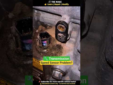 🔧 Transmission Speed Sensor Problem? Watch This Fix in 60 Seconds!#enginerepair #diy