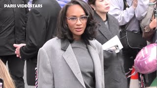 Tennis player Ayan Broomfield @ Paris Fashion Week 6 october 2025 show Thom Browne