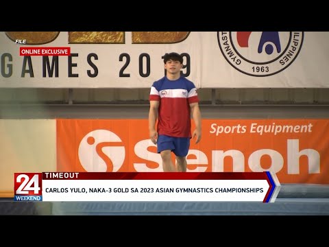 Carlos Yulo, naka-3 gold sa 2023 Asian Gymnastic Championships 24 Oras Weekend