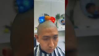 The head is on fire 😂 #shorts #funny