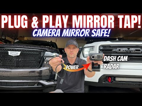 Hook Up Your Dash Cam or Radar Detector to Your Rearview Mirror – The EASY Way!