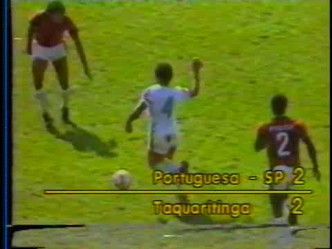 Portuguesa 2x2 Taquaritinga (29/05/1983) - Paulistão 1983