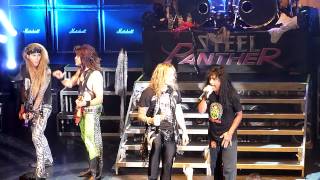 Steel Panther and Joey Belladonna (Anthrax) Don&#39;t Stop Belivin&#39; Newcastle O2 Academy November 7 2012