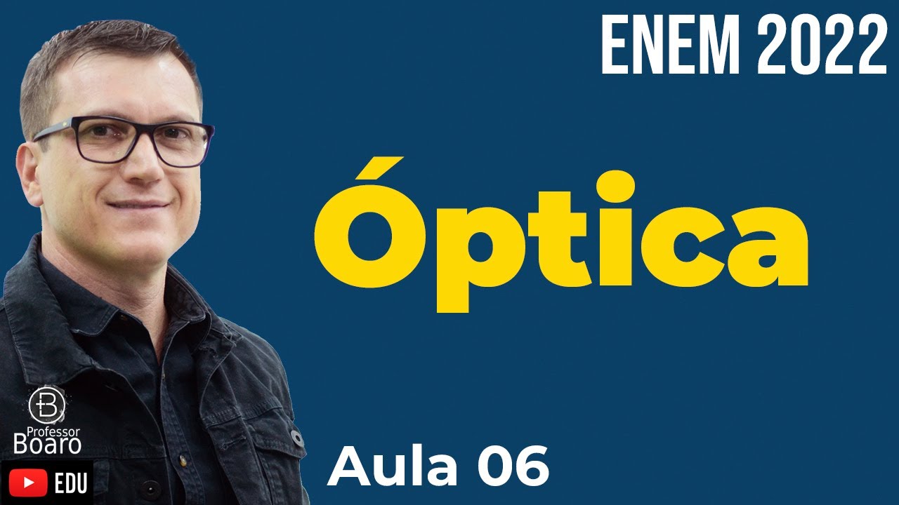 Óptica no ENEM - RESOLUÇÃO de PROVAS ANTERIORES  - Teoria + EXERCÍCIOS  | Professor Boaro