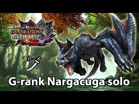 MHGU | G-rank Nargacuga solo (Valor Long Sword) - 3'37