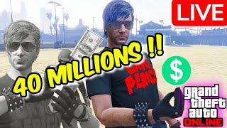 🔴LIVE GTA ONLINE PS5 / OBJECTIF 40 MILLIONS DE DOLLARS CE SOIR !
