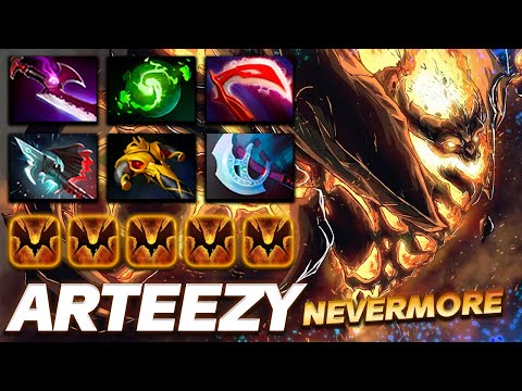 Arteezy Shadow Fiend Nevermore - Dota 2 Pro Gameplay [Watch & Learn]