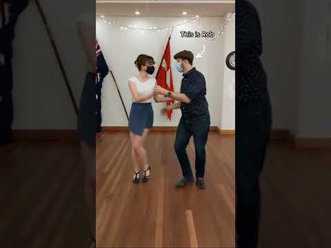 Balboa Swing Dance Short Demo After Class Rachel & Rob