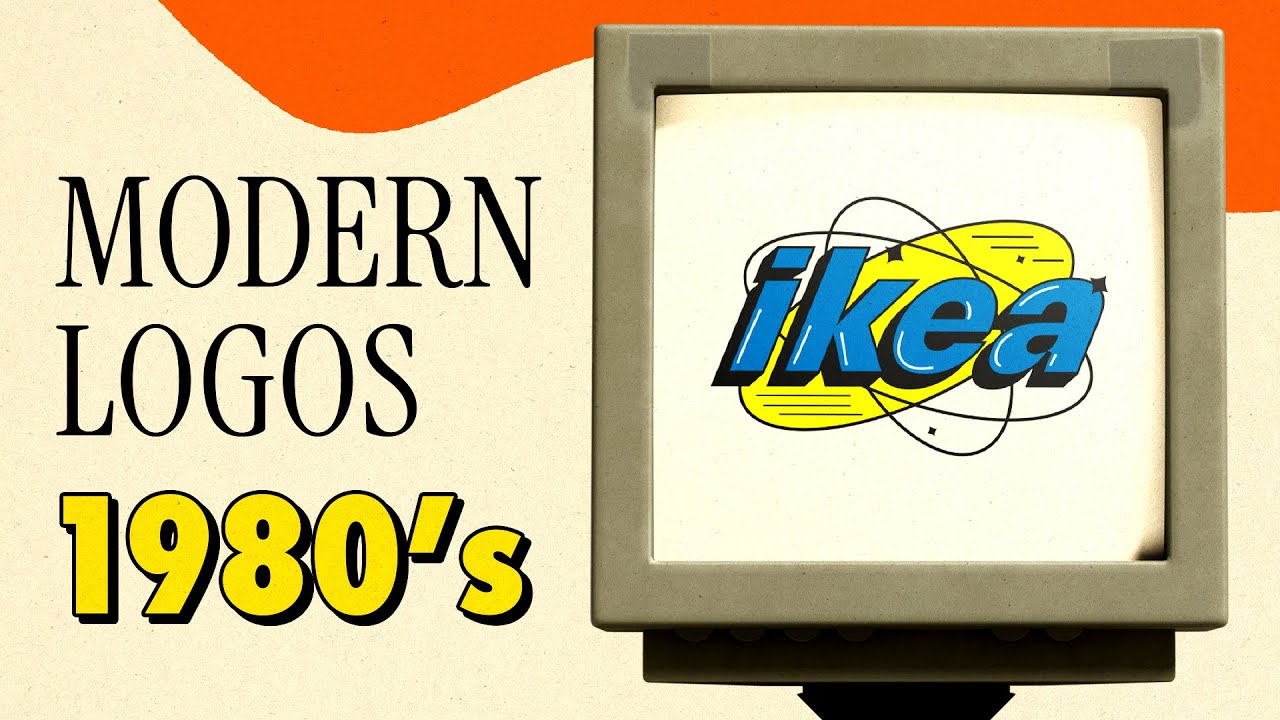 I Transformed Modern Logos into Retro 80's Design Styles