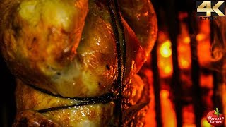 WATCH THIS CRAZY COOKING TECHNIQUE!!! - HANGED CHICKEN RECIPE