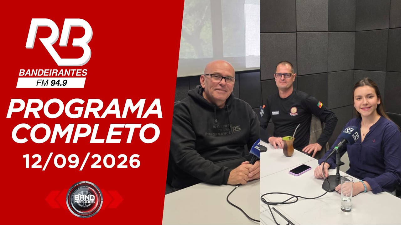 Família nas pistas: pai na Copa Truck e filha no Kart | Band Motores Rádio Bandeirantes | 12/09/2026