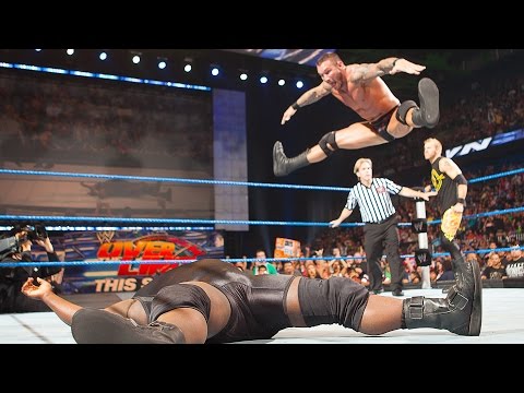 Randy Orton's toe-touch split RKO celebration: SmackDown, May 20, 2011