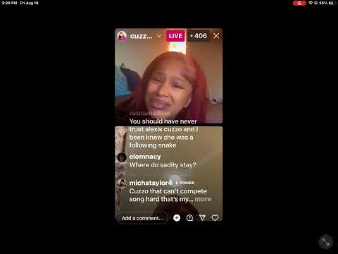 Cuzzxo discussing the baddies