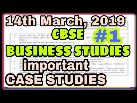 Business Studies CASE STUDY|Cbse B.st Paper 2019|Commerce Case Study|2019 Cbse Important Case Study Video