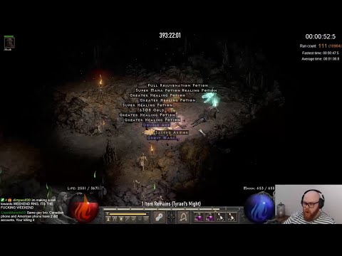 D2R Solo Self Found Holy Grail - World First Holy Grail Completion? Unique Sacred Armor #4 day44