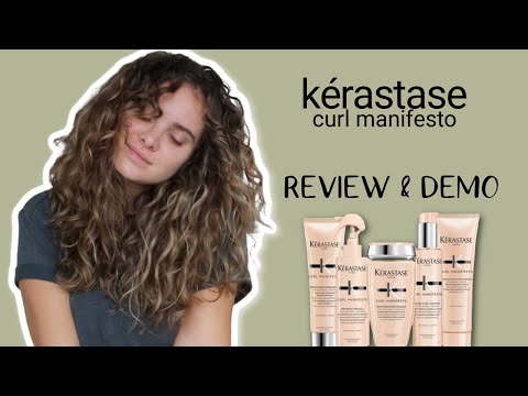 kerastase curl manifesto review and demo