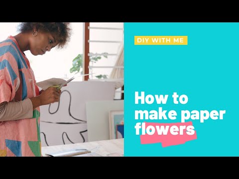 How to make realistic,easy paper flowers|Diy flowers |  Draw cute with Hetvi