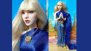 Download lagu I Made LALISA Doll  Thai Dress Lisa Barbie Doll mp3