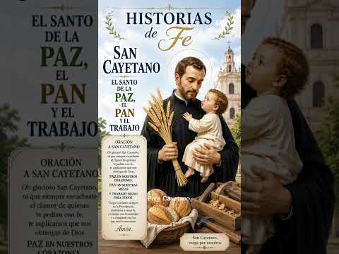 Historias de Fe/ San Cayetano : el Santo del Pan y el Trabajo 🙏🥖💖 #fe #esperanza