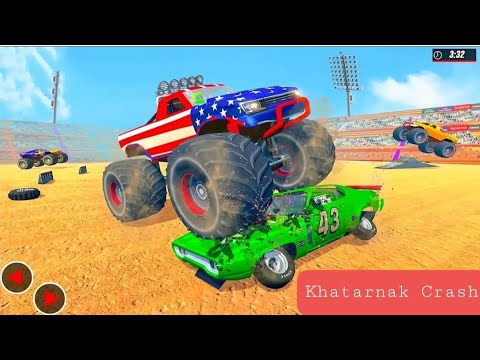 Stunt Game  Xtreme Monster Truck Offroad Demolition Derby Stunt Simulator Android Gameplay