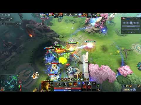 Bristleback god-like rampage in enemy fountain vs Juggernaut, Undying, PrimalBeast, Nightstalker!!!